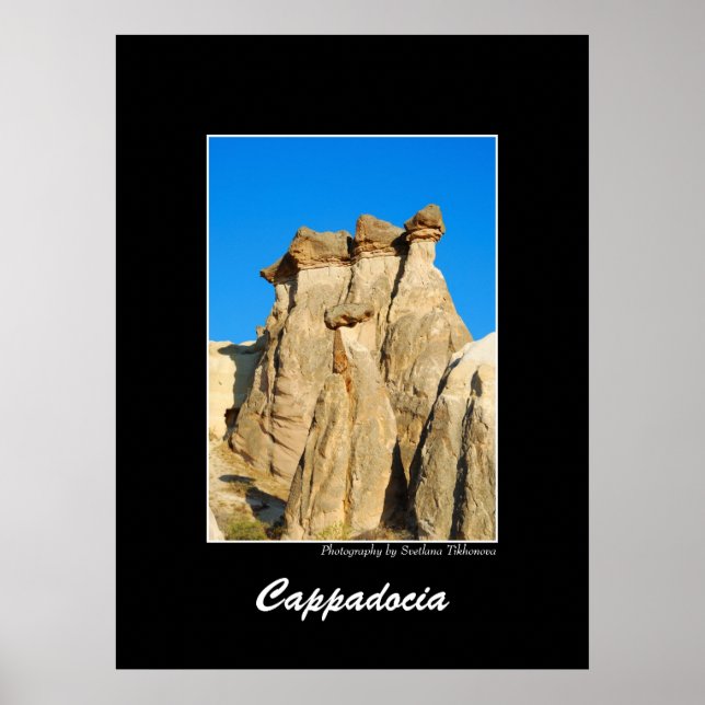 Landschaft Kappadokien Poster (Vorne)