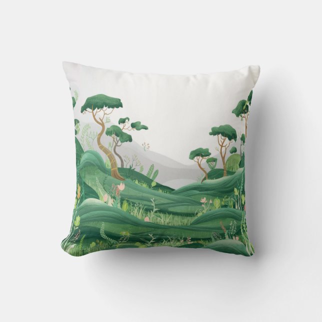 Landschaft Kissen (Vorderseite)