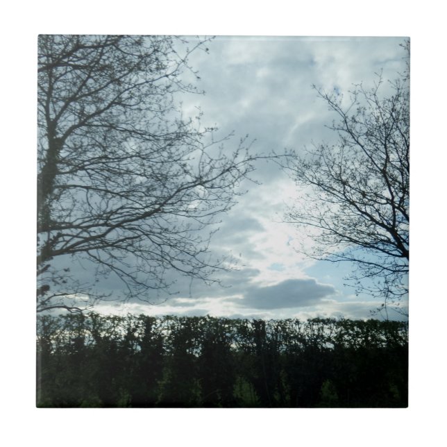 Landschaft Klein (4,25" x 4,25") Keramik Foto Tile Fliese (Vorderseite)