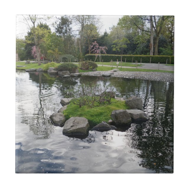 Landschaft Klein (4,25" x 4,25") Keramik Foto Tile Fliese (Vorderseite)