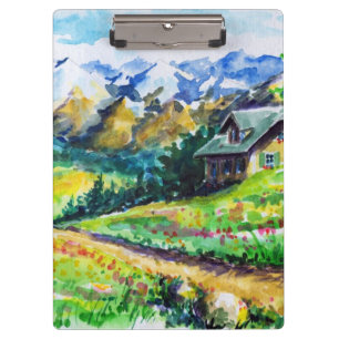 Landschaft Klemmbrett