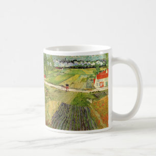 Landschaft, Kutsche und Zug von Vincent van Gogh Tasse