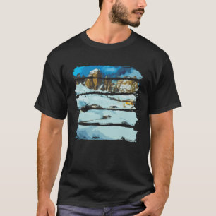 Landschaft Landschaft Bergkulisse T-Shirt