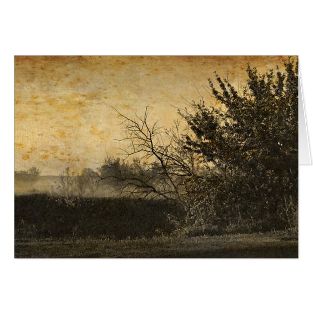 Landschaft Landschaft Rustikale Winterbäume (Vorderseite (Horizontal))