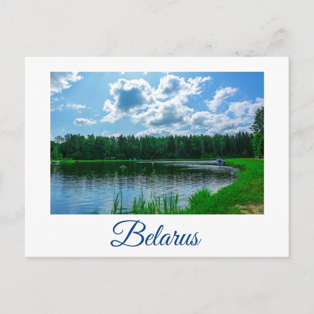 Landschaft Landschaft Seen Sky Belarus Postkarte (Vorderseite)