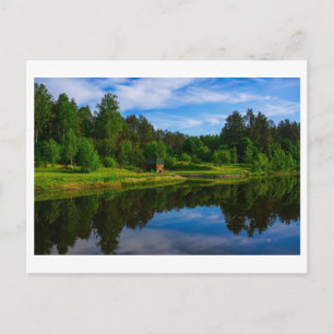 Landschaft Landschaft Seen Weißrussland Postkarte