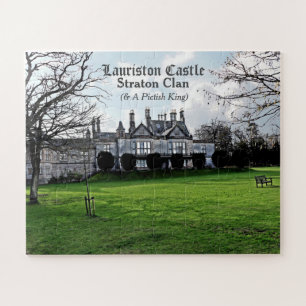 Landschaft Lauriston Castle Schottland - Straton C Puzzle