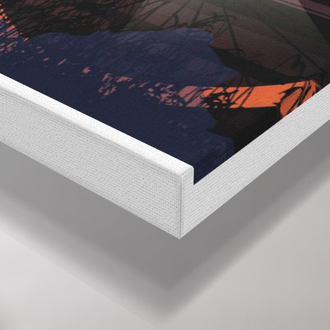 Landschaft Leinwanddruck (Ecke(Unten))