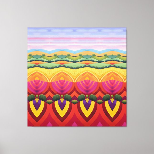 Landschaft Leinwanddruck (Vorderseite)