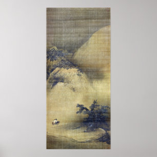 Landschaft Liangs Kai Snowy Poster