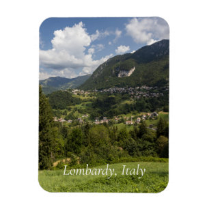 Landschaft Lombardei, Italien Magnet