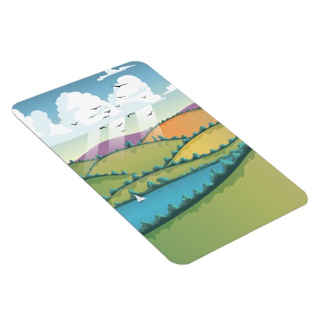 Landschaft. Magnet (Rechte Seite)