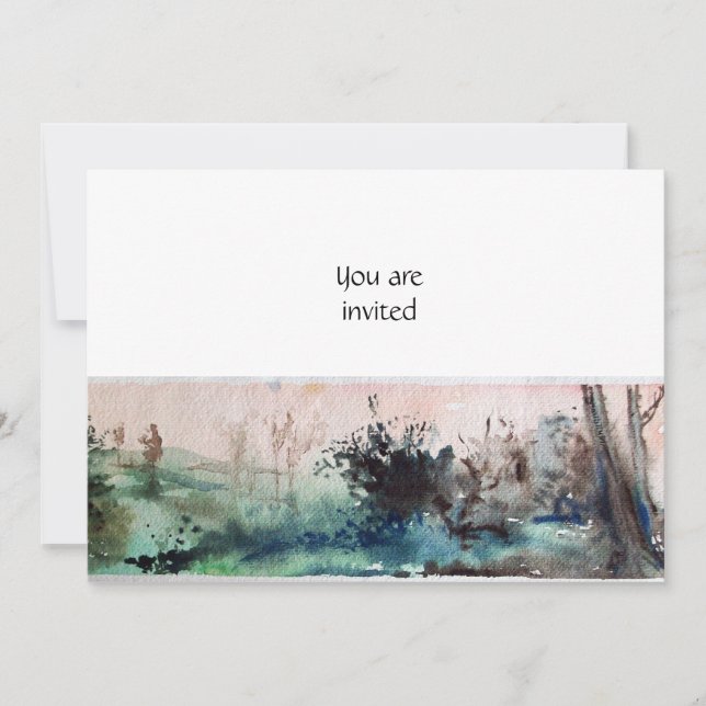 LANDSCHAFT MAREMMA/TUSKANISCHE LANDSCHAFT EINLADUNG (Vorderseite)