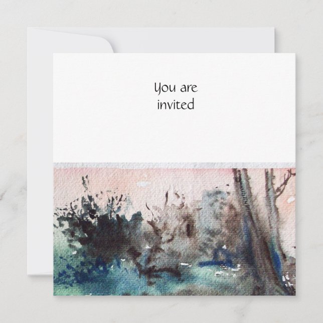 LANDSCHAFT MAREMMA/TUSKANISCHE LANDSCHAFT EINLADUNG (Vorderseite)