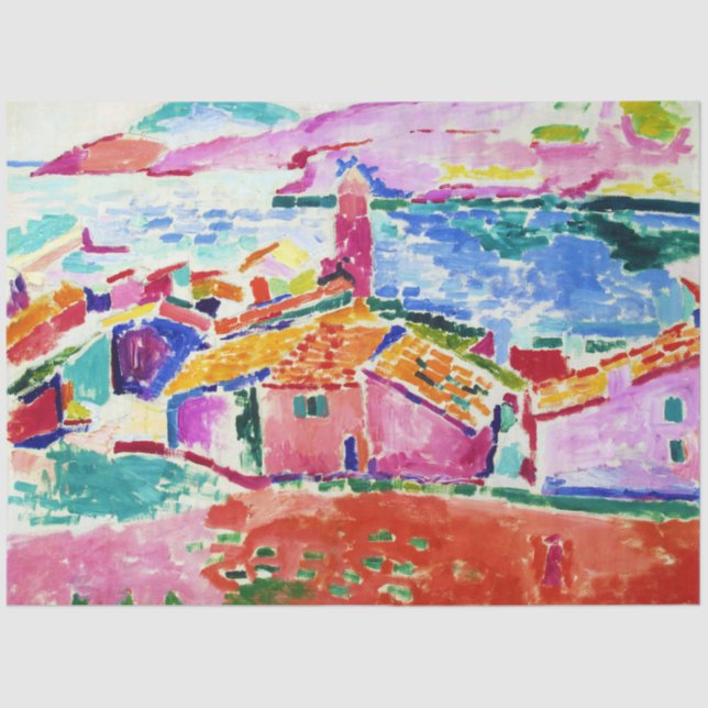 Landschaft, Matisse Seidenpapier (Vorderseite)
