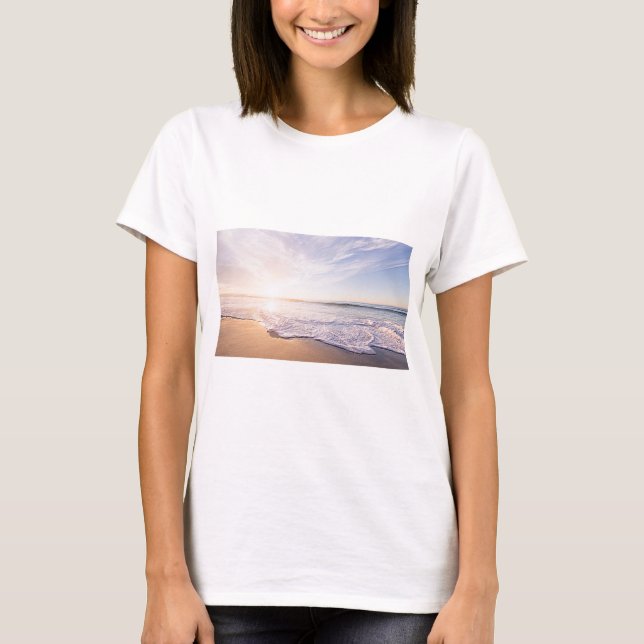 Landschaft Meer und Strand verkaufenBeach Landscha T-Shirt (Vorderseite)