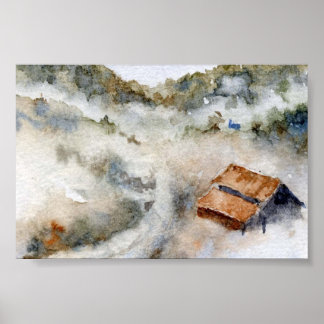 Landschaft Mini-Poster Poster