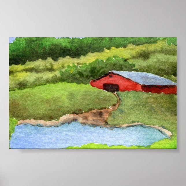 Landschaft Mini-Poster Poster (Vorne)