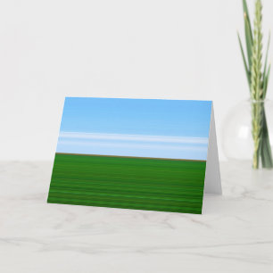 Landschaft - Minimalistischer Stil Karte
