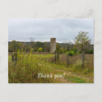 Landschaft mit altem Land-Silo