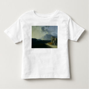 Landschaft mit Berg Stromboli Kleinkind T-shirt