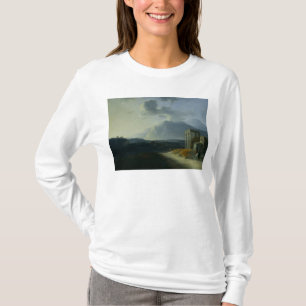 Landschaft mit Berg Stromboli T-Shirt