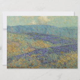 Landschaft mit Blumen (von Granville Redmond) Karte