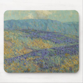Landschaft mit Blumen (von Granville Redmond) Mousepad