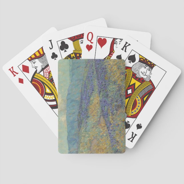 Landschaft mit Blumen (von Granville Redmond) Spielkarten (Rückseite)