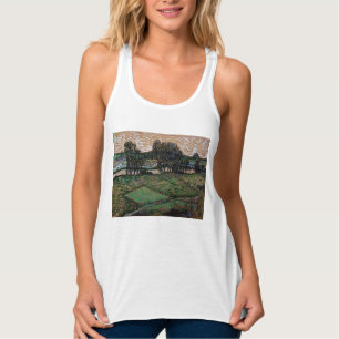 Landschaft mit Brücke über die Oise (van Gogh) Tank Top