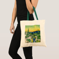 Landschaft mit Couple Walking von Vincent van Gogh