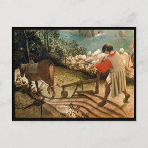 Landschaft mit dem Fall von Icarus Postkarte