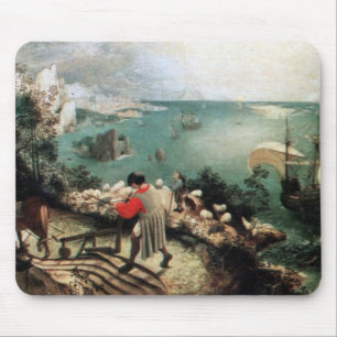 Landschaft mit dem Fall von Ikarus - 1558 Mousepad