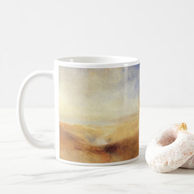 Landschaft mit der Ferne der Bucht von Joseph Turn Tasse (Mit Donut)