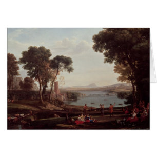 Landschaft mit der Heirat von Isaac