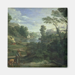 Landschaft mit Diogenese, 1648 Magnet