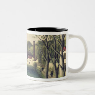 Landschaft mit einem Fischer, nach 1886 Zweifarbige Tasse