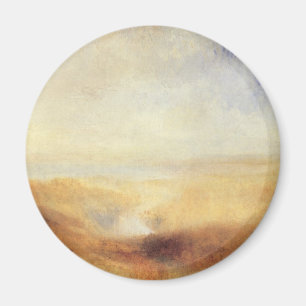 Landschaft mit entfernter Flussbucht von Joseph Tu Magnet