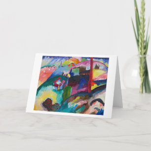 Landschaft mit Fabrikschornstein, Wassily Kandinsk Karte