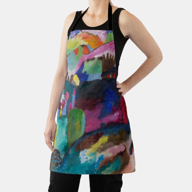 Landschaft mit Fabrikschornstein, Wassily Kandinsk Schürze (InSitu)