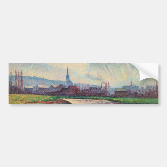 Landschaft mit Fluss (von Maximilien Luce) Autoaufkleber (Vorne)