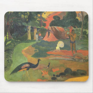 Landschaft mit Friedensstiften von Paul Gauguin Mousepad