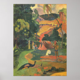 Landschaft mit Friedensstiften von Paul Gauguin Poster