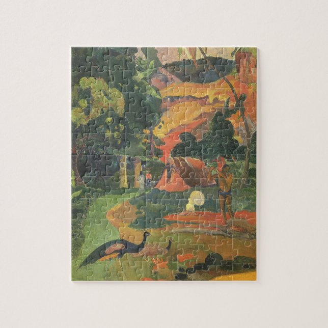 Landschaft mit Friedensstiften von Paul Gauguin Puzzle (Vertikal)