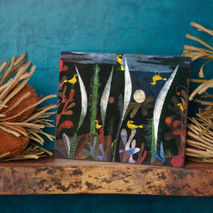 Landschaft mit Gelben Vögeln Paul Klee Fotoplatte