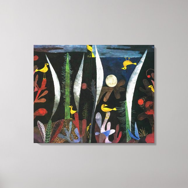 Landschaft mit Gelben Vögeln | Paul Klee | Leinwanddruck (Vorderseite)