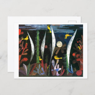 Landschaft mit Gelben Vögeln Paul Klee Postkarte