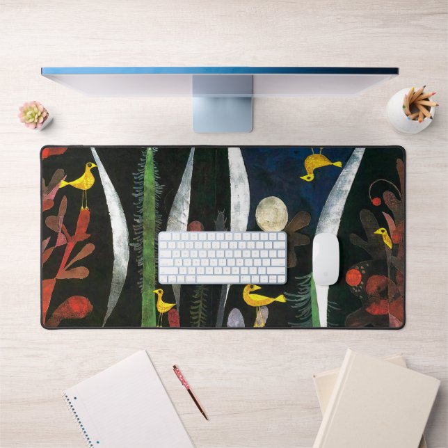 Landschaft mit Gelben Vögeln | Paul Klee | Schreibtischunterlage (Büro 1)