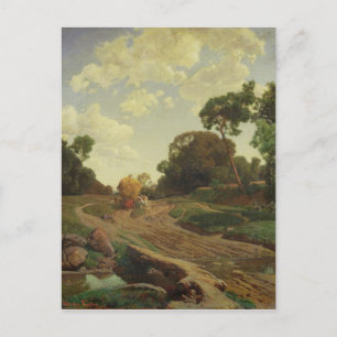 Landschaft mit Haywagon, c.1858 Postkarte