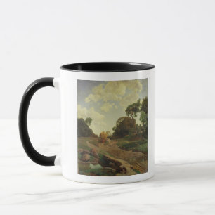 Landschaft mit Haywagon, c.1858 Tasse